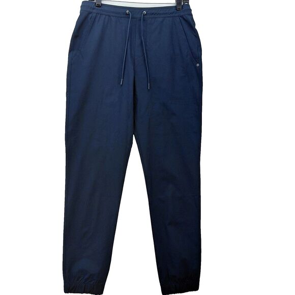 Vuori Meta Joggers Mens Small Blue Sweatpants Elastic Waist V498 Drawstring 30” - Picture 1 of 12